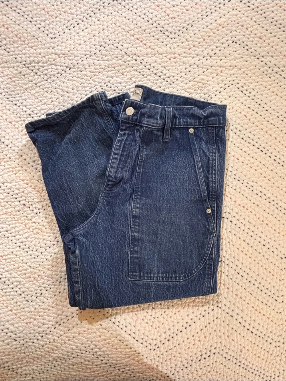 J. Crew Women's Relaxed Indigo Denim Jeans